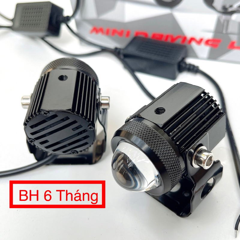 Đèn Trợ Sáng Bi Cầu Mini Ô Tô Xe Máy Có Quạt Quạt Gió Chip Mini L2