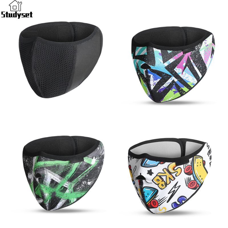 Studyset Women Men Reusable Balaclava Thermal Fleece Mask Headwear Windproof Anti Dust Balaclava For Outdoor Winter Cycling Running Exercises Sports ราคา 144 บาท*ส่งฟรี