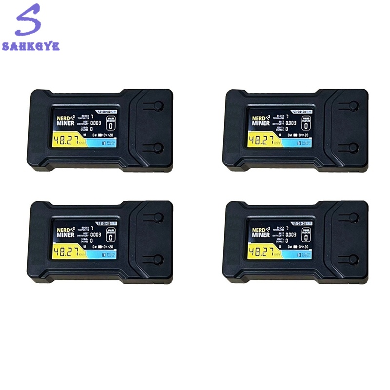 4X Nerdminer V2 56K T-Display Hashrate 56K/S Plug and Play BTC Crypto Solo Miner Bitcoin Mining Machine ราคา 3,988 บาท*ส่งฟรี