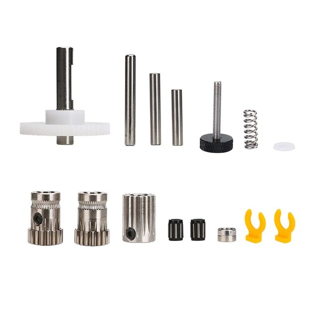 Id5 0.5M 17t ổ đĩa kép đùn gea Kit ddb tuyệt vời Tự làm máy nghe nhạc có thể được sử dụng cho Ender 3 CR10 cr10s tevo lốc xoáy khác nhau tuyệt vời hoạt động