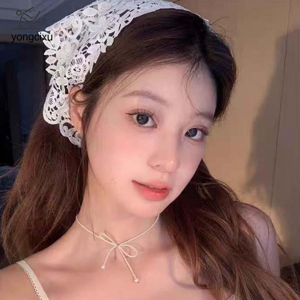 YONGCIXU Bông Băng đô dệt kim hoa Thoáng khí Đồng quê Khăn rằn đan móc Băng đô sa mạc Hoa Hướng Dương Băng đô Bohemian Quà Tặng