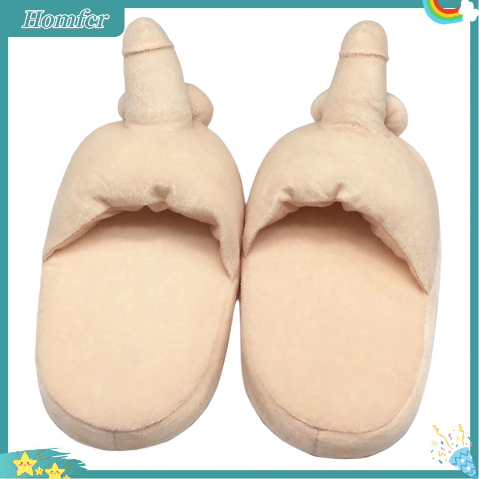 1 Pair Winter Non-Slip Funny Modeling Slippers for Men and Women