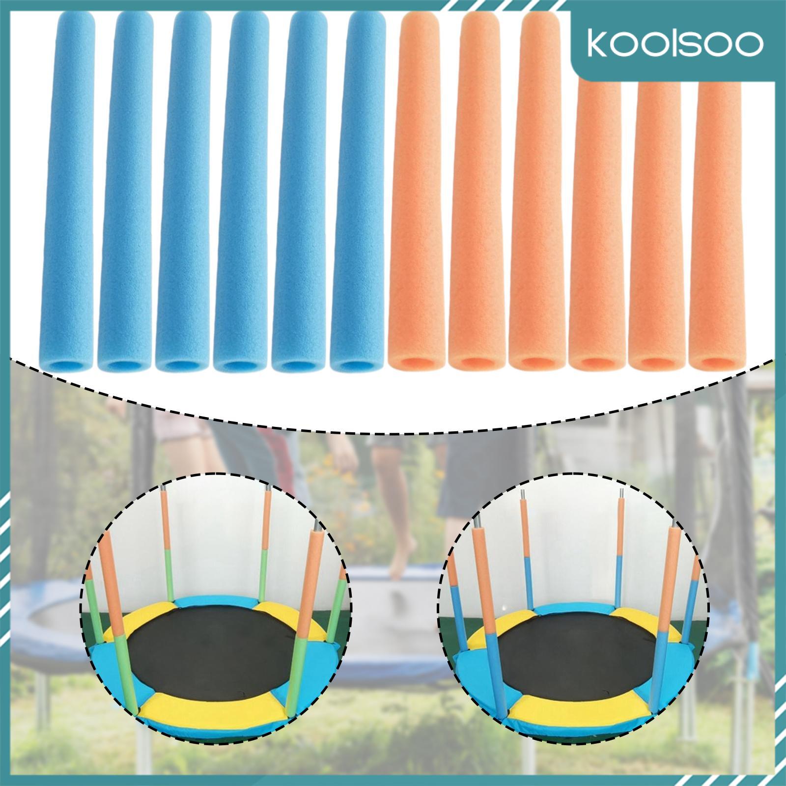 Koolsoo 12X Trampoline cực bao gồm Padding 15.75 "bảo vệ nhẹ bao gồm trẻ em Trampoline Phụ kiện cho ống Ống ống ống