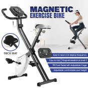 Upright Exercise Bike for Home Fitness - Stationary Bike