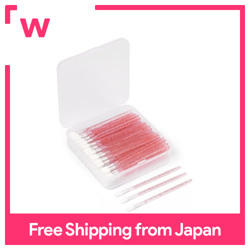 Annhua Cọ môi Dùng Một Lần Lip Tip 100Pcs Set Xách Tay Cọ tô môi dung tích lớn Chuyên Nghiệp Cọ tô môi Xách Tay Thuận Tiện Cho du lịch màu hồng Màu Hồng