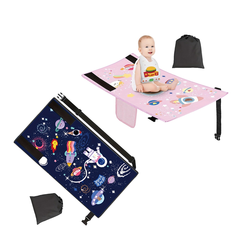 ของใช้แม่และเด็ก Povhhee Airplane Seat Extender for Kids,Toddler Airplane Bed,Toddler Airplane Seat Extender Travel Essentials-Portable 【Latest model】