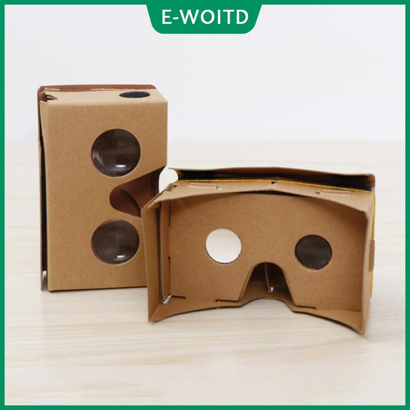 【E-WOITD】 1pc Google Cardboard 3D Vr Virtual Reality Glasses For Android or Phone NEW Presyo  92 Piso*Libreng Shipping