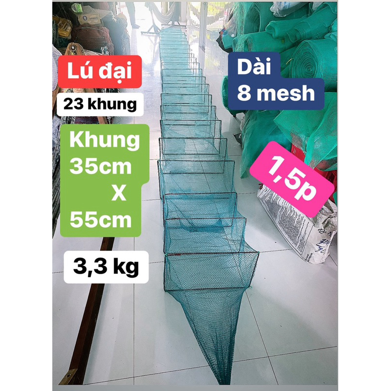 lú bát quái đặt sông ao hồ các loại đủ kích cỡ