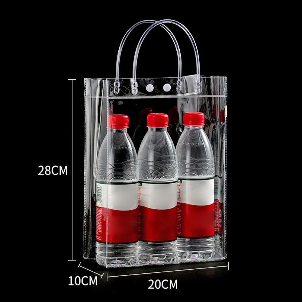 JEE Sức chứa lớn Túi xách PVC Đa năng Trong suốt Quà tặng Túi thạch Bền Nhựa Túi Quà Tặng Quà Tặng - 9