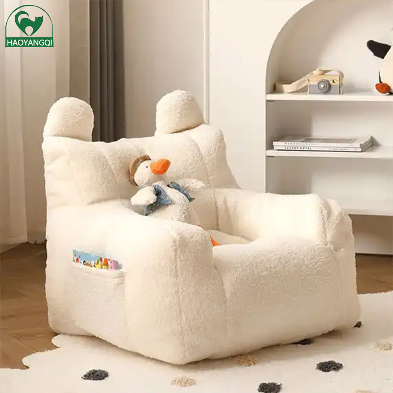 Ghế sô pha cho trẻ em bé đọc sách góc Ghế sofa lười ghế đơn Mini bé dễ thương sofa nhỏ phòng ngủ Ottoman