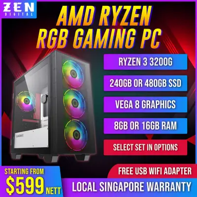 Ryzen Budget Gaming PC & Desktop Computer - Centurion A1 [Z3N]