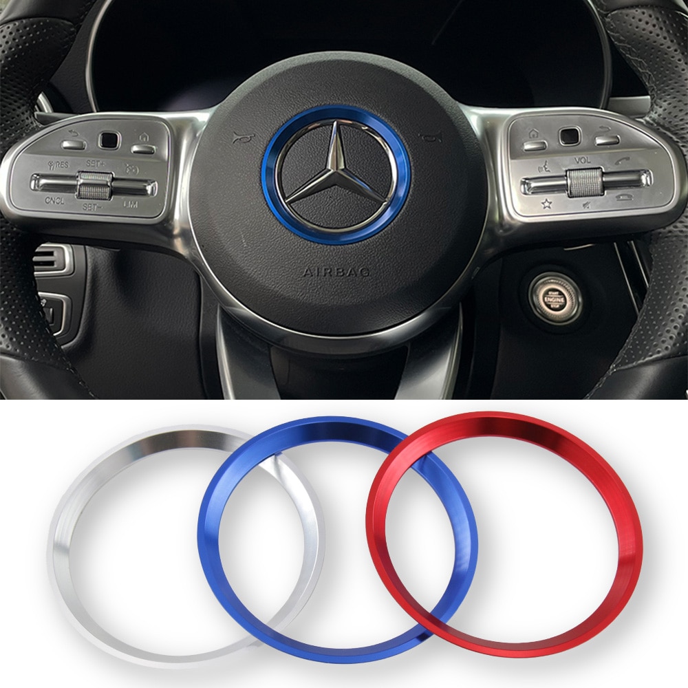 Car Steering Wheel Decoration Stickers For Mercedes Benz 2020 2021 2022