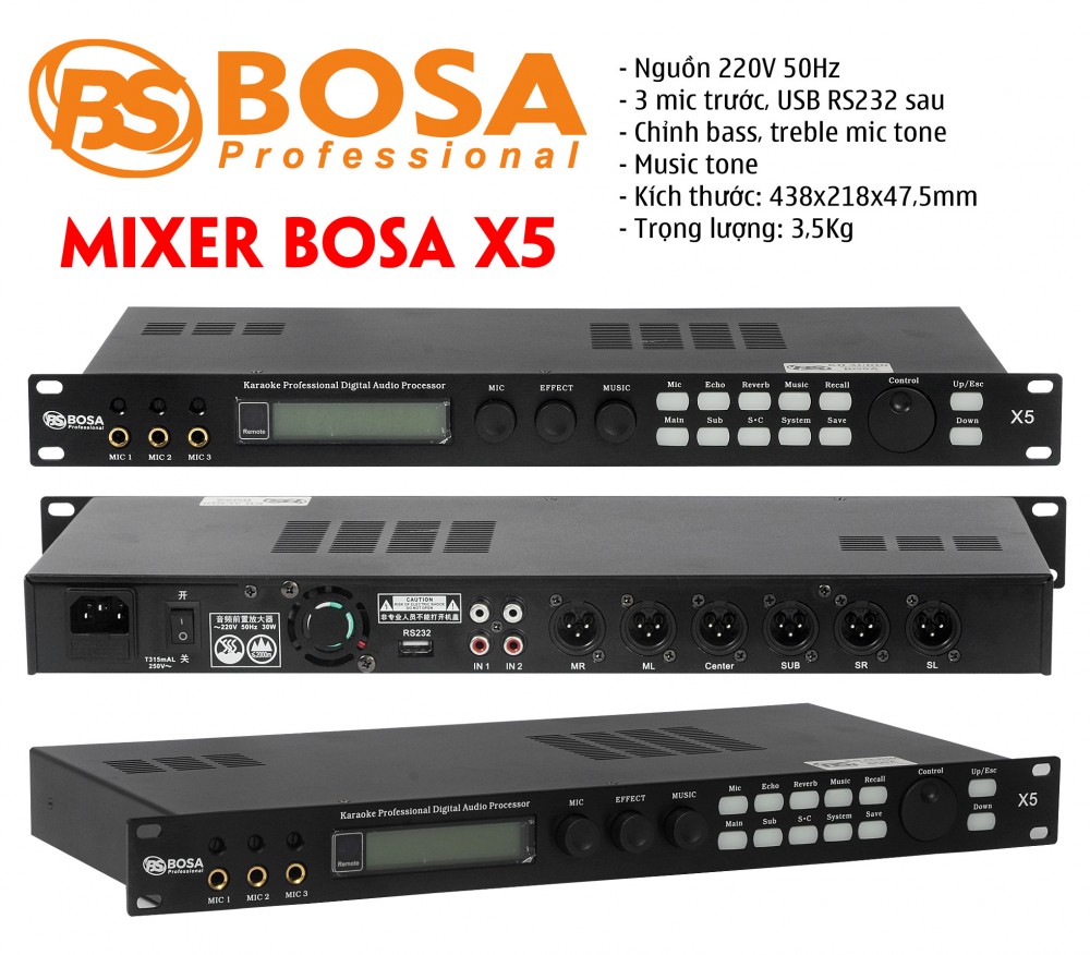 Vang số Bosa X5