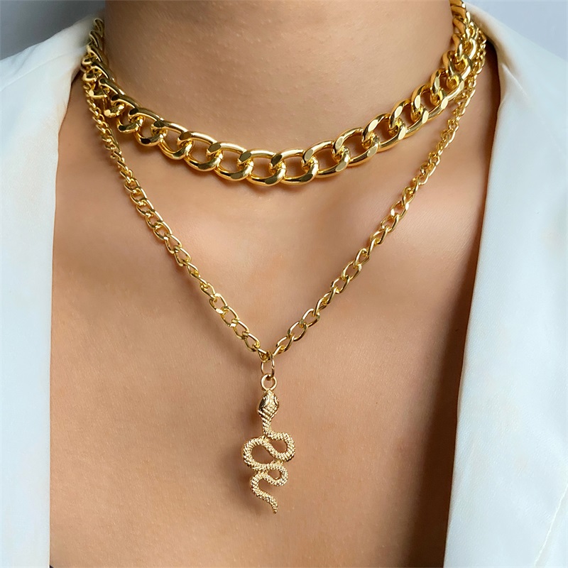 Big Gold Chain Necklace - Best Price in 