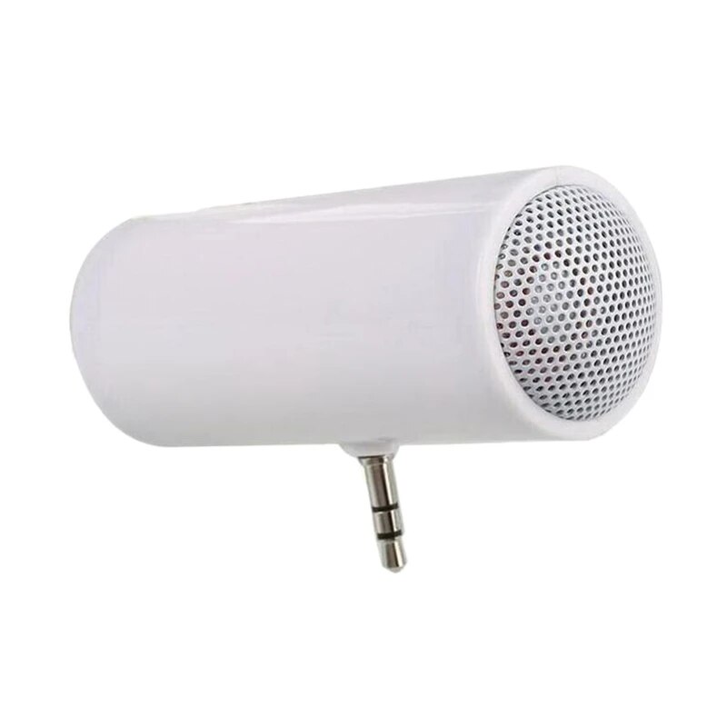 Trực Tiếp Bán Hàng Trên Bán 3.5Mm Jack Loa mini âm thanh nổi Xách Tay MP3 Loa Máy nghe nhạc Khuếch Đại Loa Cho Điện Thoại Di Động PC-Trắng
