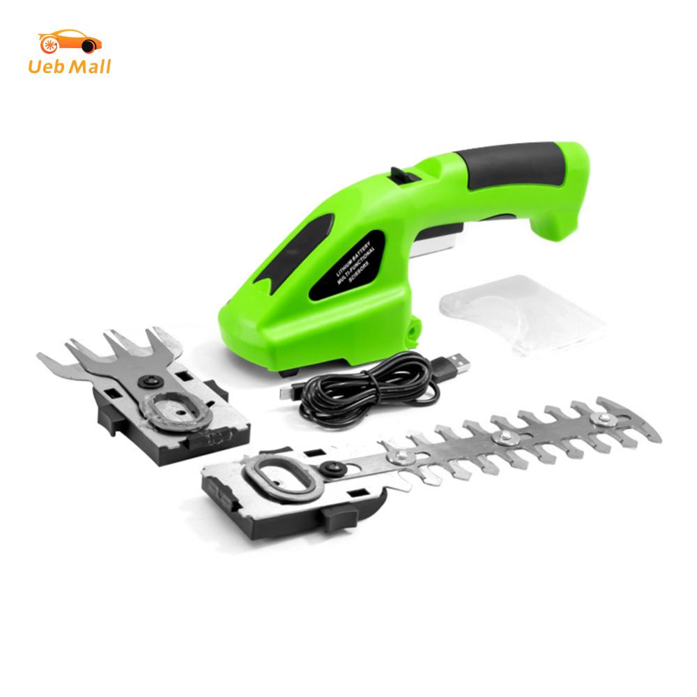 [UEB Mall]2 ใน 1 เครื่องใช้ไฟฟ้าของครัวเรือน 36 V กำจัดวัชพืชตัดแต่งเครื่องตัดหญ้าแบบพกพาเครื่องมือตัดแต่งแบบพกพาได้แบบชาร์จไฟได้สำหรับดอกไม้/สวน/การตัดแต่งกิ่ง ราคา 585 บาท*ส่งฟรี