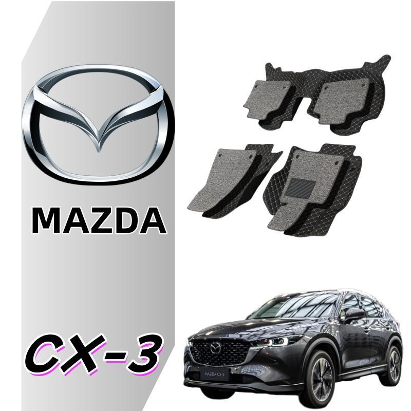 Mazda CX-3 car floor mats, Mazda Cx-3 full body car floor mats in Python 6d 3 piece floor mat, 6d car floor mat manufacturer ราคา 1,490 บาท*ส่งฟรี