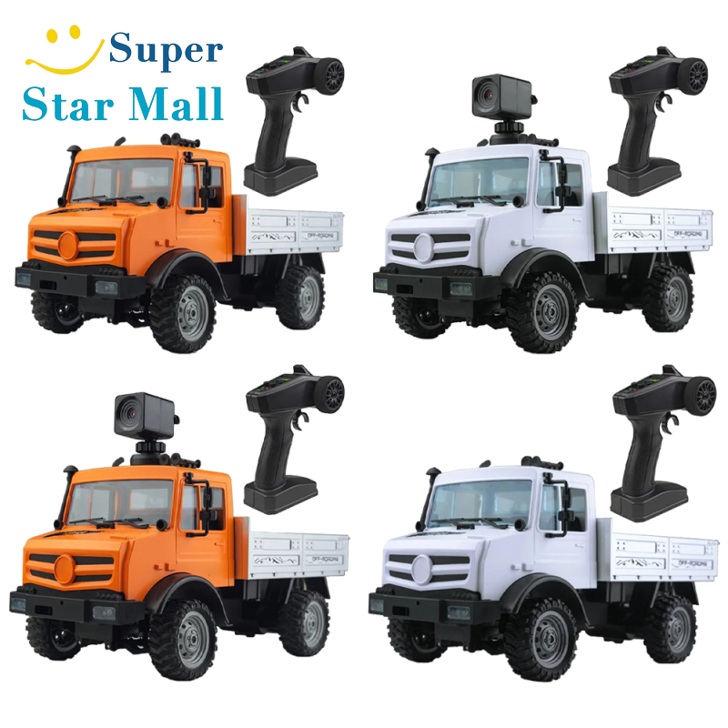 RC Car 1:16 RC Truck With Front Headlights USB Charger Adjustable High And Low Speed Gears Throttle Control Remote Control Toy ราคา 901 บาท*ส่งฟรี