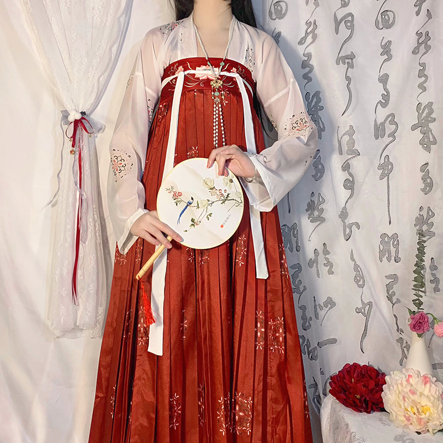 LUNA Trang phục cổ Trung Quốc dép nữ xinh đi chơi  [Name]Hán phục nữ Trung Quốc phong Đường chế Tề n