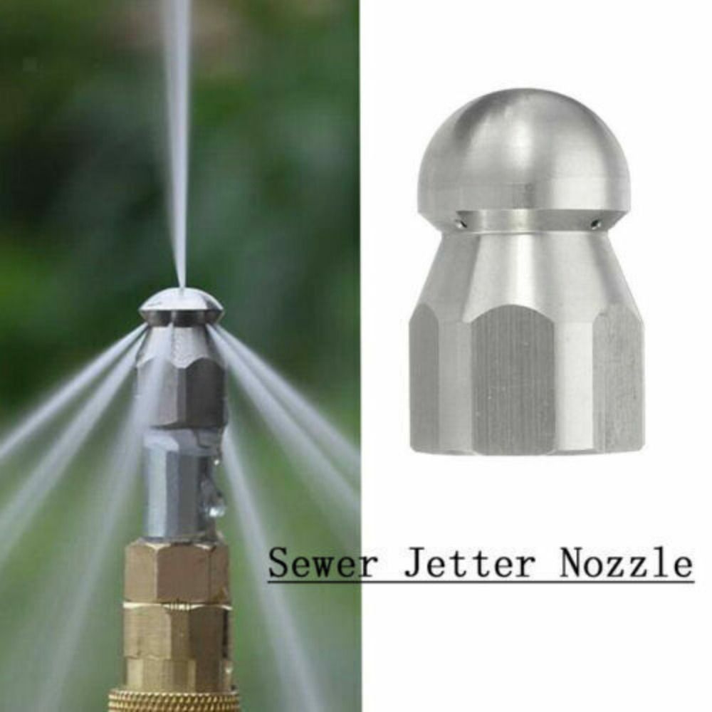 G1/4 Sewer Pipe Unclogger Cleaning Nozzle Pressure Sewer Jetter Nozzle