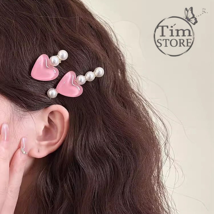 Kẹp tóc mái phong cách hàn quốc nhiều mẫu TIMSTORE phụ kiện tóc dễ thương