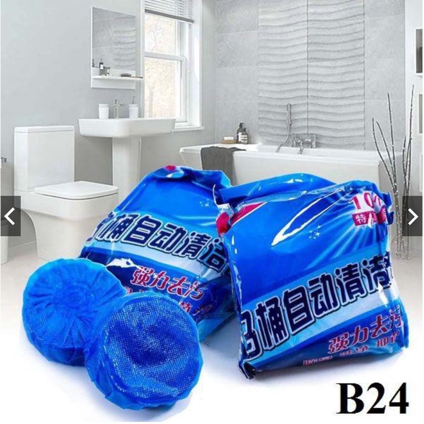 Viên thả bồn cầu, tẩy, vệ sinh, diệt khuẩn, khử mùi bồn cầu thực vật hữu cơ