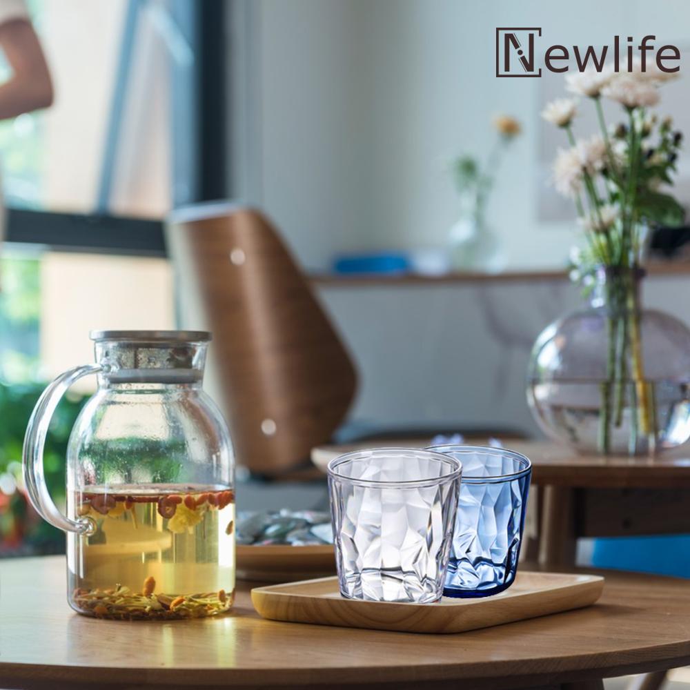 【HOT】210ML Plastic Drinking Glasses Reusable Water Drinking Cup Shatterproof Tea Beer Juice Glasses Kitchen Dining Bar Tools