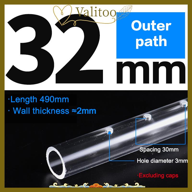 [Valitoo] Bể cá lọc mưa phun Bar dòng chảy ra ống trong suốt Acrylic mưa vòi hoa sen Outlet Ống kit bể cá Bộ lọc bên ngoài accessries - 9