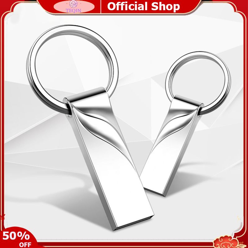 TEQIN【Fast Delivery】Waterproof Anti-magnetic Alloy Usb Flash Drive Memory Disk High-speed Data Transmission Large Storage Capacity Data Storage Disk U Disk - ยี่ห้อ TEQIN ราคา 37 บาท*ส่งฟรี