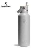 Hydro Flask Stainless Steel Standard Mouth With Flex Straw Cap Water Bottle Birch - 21 oz