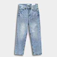 HI STYLE - Men Straight Cut Long Jeans - Blue - HSC610279