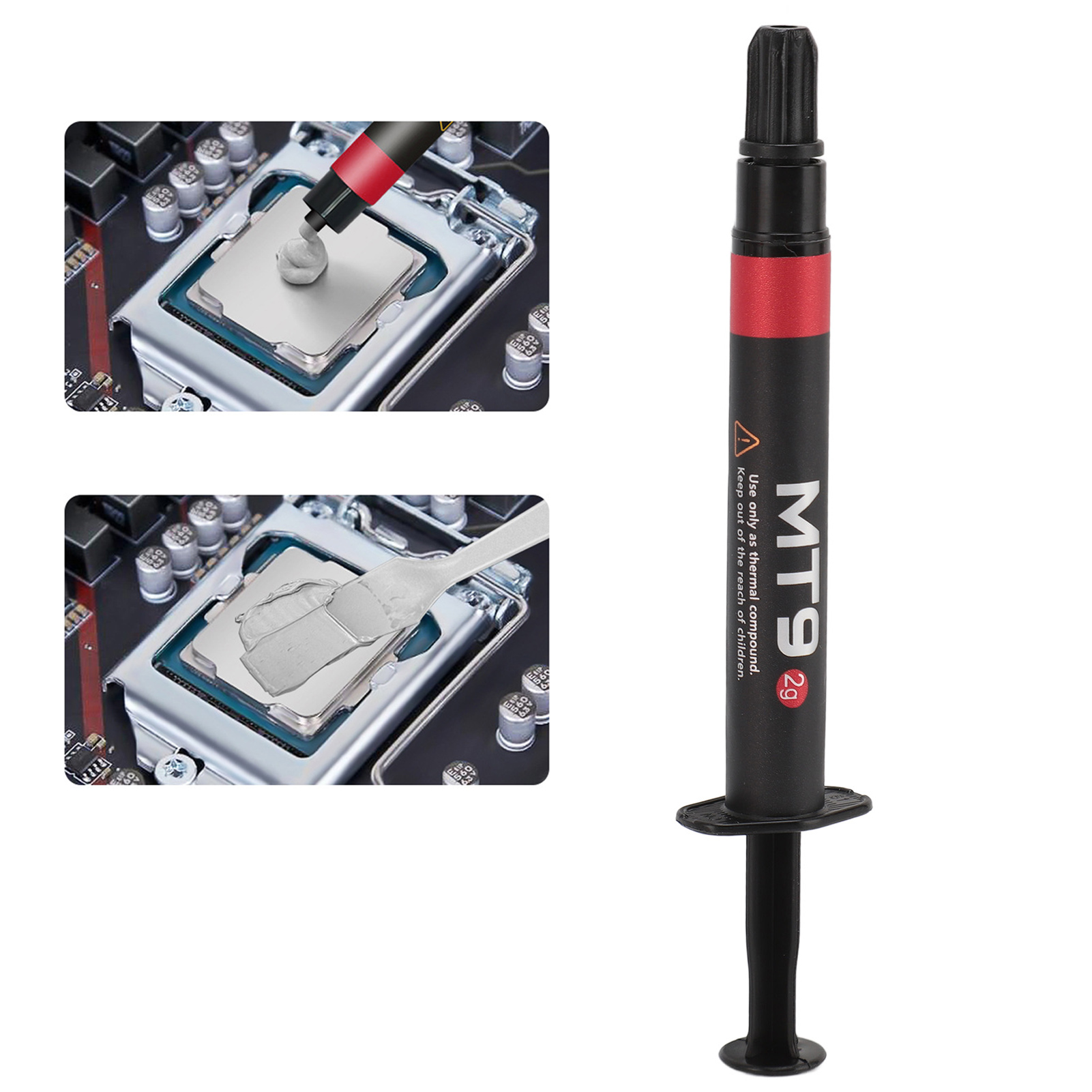 Keo tản nhiệt dẫn điện độ bền lâu dễ dàng để sử dụng nhiệt dẫn điện dán bám dính chắc an toàn cao cho GPU CPU