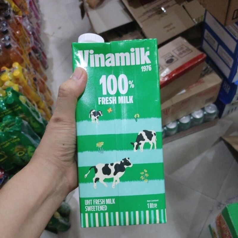 Sữa Tươi  Vinamilk Hộp 1 LÍT - Shop Siêu Thị Lan Chi