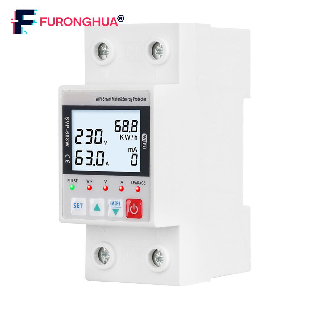 Advanced Safety Features Energy Consumption Monitor WiFi Smart Energy Meter ราคา 1,143 บาท*ส่งฟรี