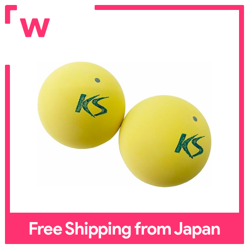 Kokusai Kokusai mềm bóng tennis cho thực hành KS mềm bóng tennis van loại 2pcs Vàng sản xuất tại Nhật Bản