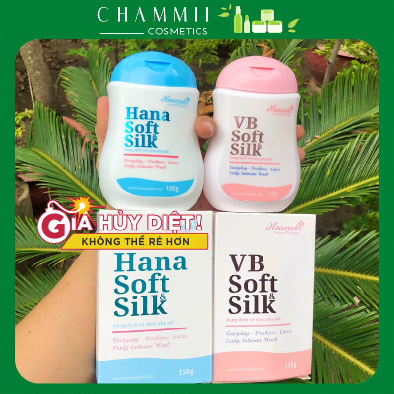 Dung Dịch Vệ Sinh VB & Hana Soft Silk Hanayuki chính hãng 100% nhập khẩu