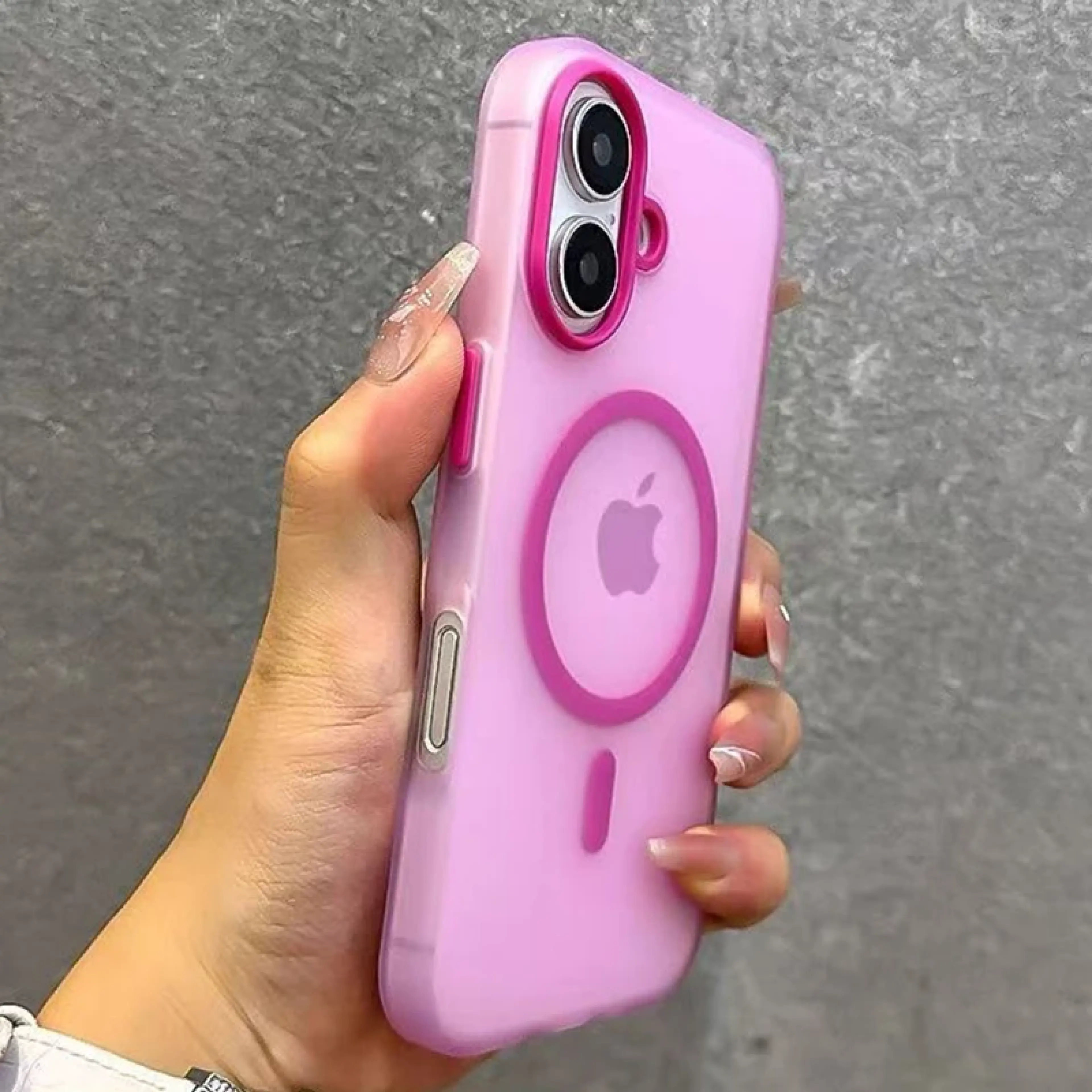 A HOT Matte Candy Magnetic Wireless Charge Transparent Case For iPhone 17 Pro 16 15 14 13 12 Pro Max For Magsafe Shockproof Soft Cover