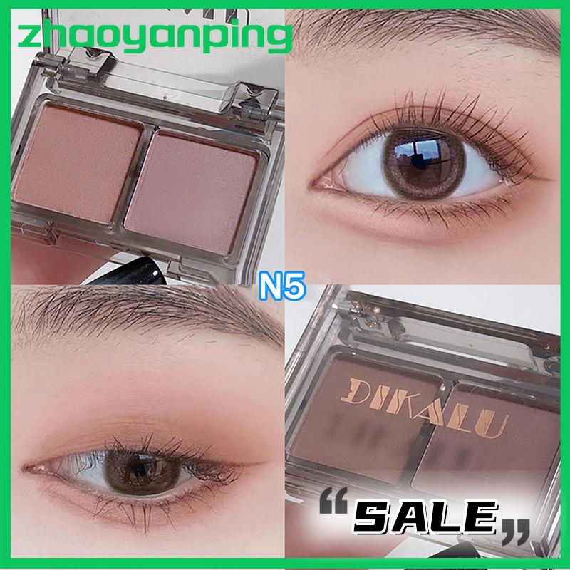 zhaoyanping Dikalu tối đêm đen Eyeshadow Palette long lanh Matte Pearlescent ánh sáng lung linh Shinny mắt sắc tố Eyeshadow Hàn Quốc mỹ phẩm trang điểm - 2
