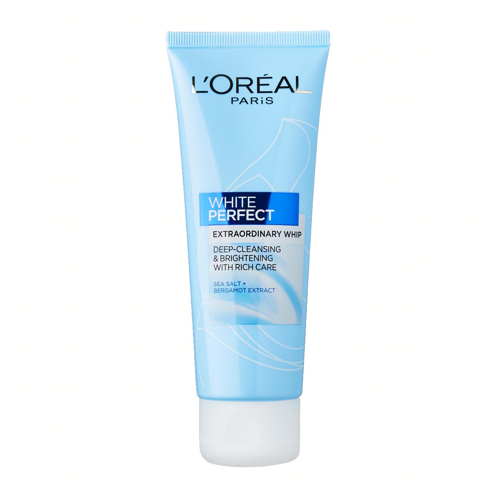 loreal white perfect face wash