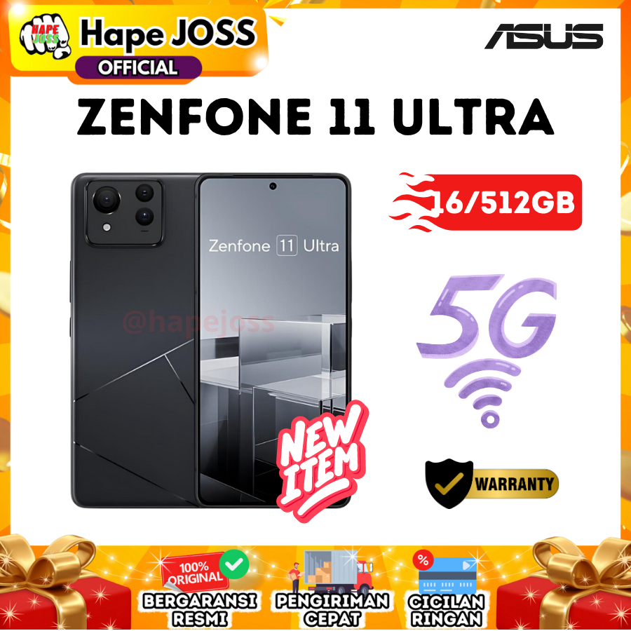 Asus Zenfone 11 Ultra 5G 16/512GB NFC resmi Harga 13,999,000 rupiah*Gratis Ongkir