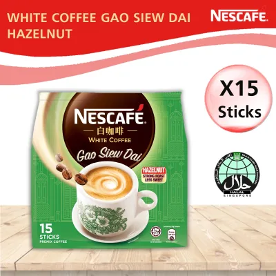 NESCAFE SG White Coffee Gao Siew Dai Hazelnut 15S