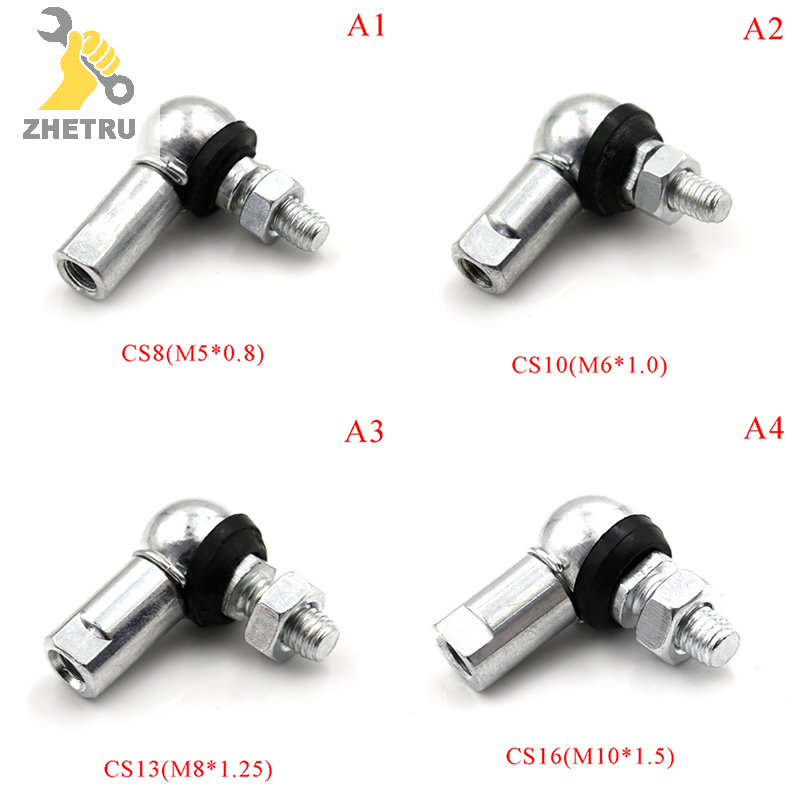 【Zhetru】Flash Sale Ổ trục đầu tròn M5 M6 M8 M10 góc phải cs8/CS10/CS13/cs16