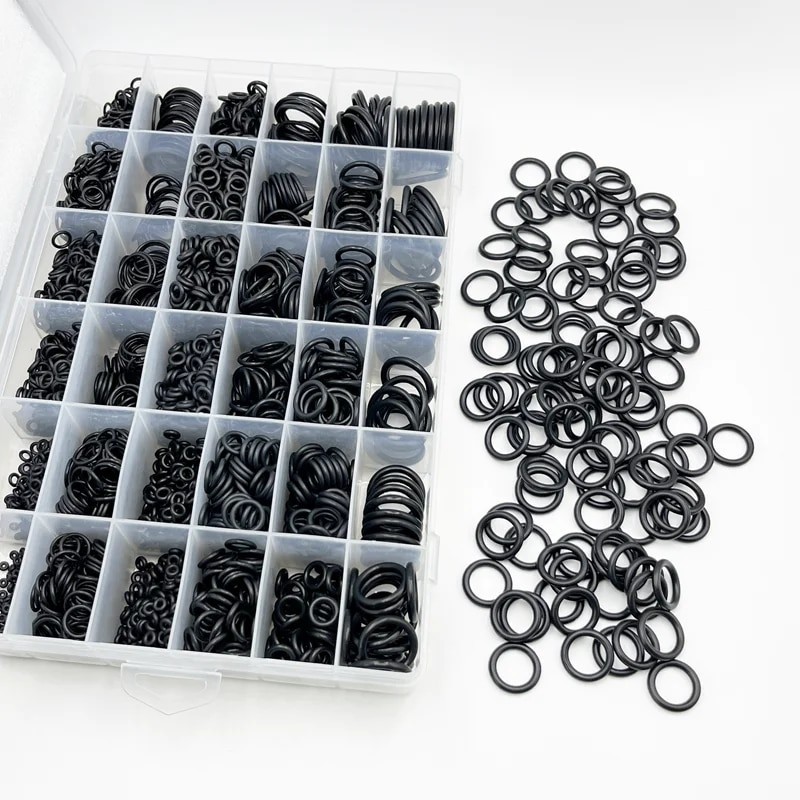 1200pcs Karet Seal O Ring O-ring / Rubber O Ring Seal Tightening +Box/Rubber O Ring/HNBR O Ring Harga 69,800 rupiah*Gratis Ongkir