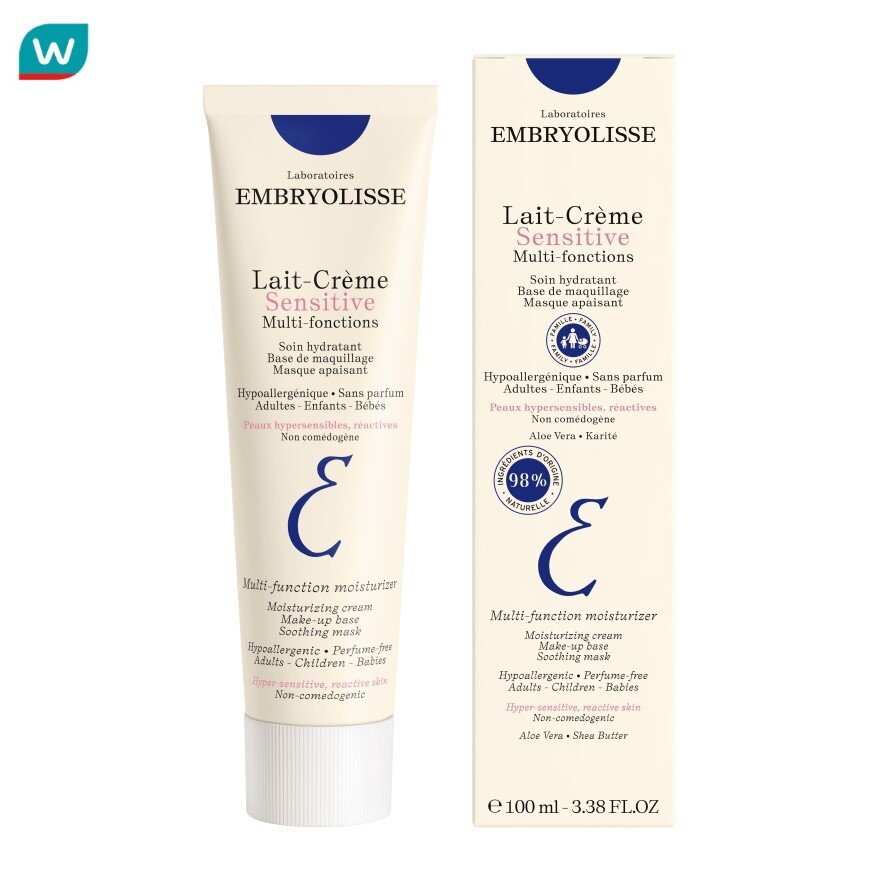 Embryolisse Lait-Creme Sensitive 100 ml. Multi-function moisturizer Adults, children ราคา 1,050 บาท*ส่งฟรี