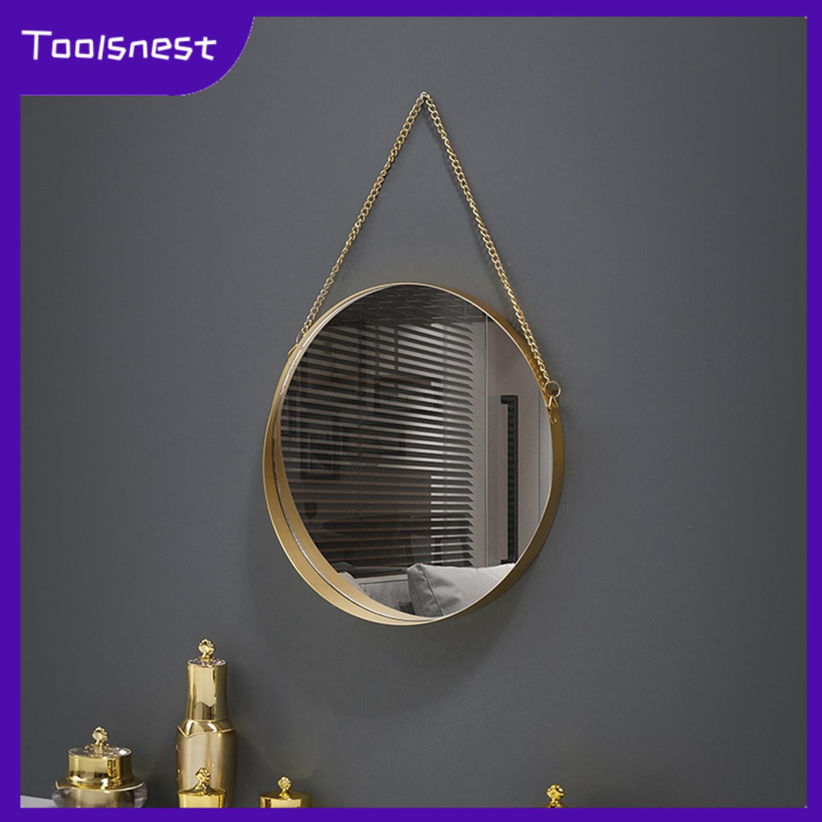 Toolsnest Wall Hanging Mirror Round Vanity Mirror for over Sink Entryway Livng Room