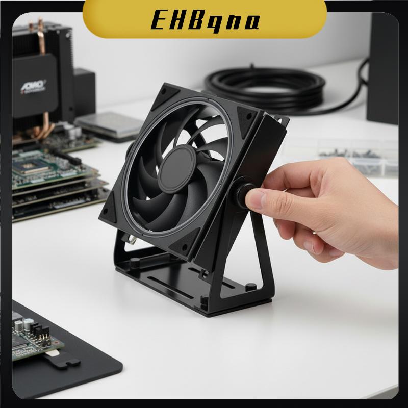 EHBqna ขาตั้งพัดลมตั้งบนโต๊ะปรับระดับได้360องศาไม่ใช้เครื่องมือตัวยึดอเนกประสงค์สำหรับพัดลมระบายอากาศคอมพิวเตอร์ขนาด12/14ซม. ราคา 244 บาท*ส่งฟรี