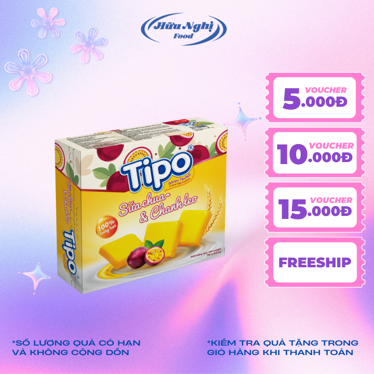 Tipo Bánh Trứng Sữa Chua Chanh Leo 250g