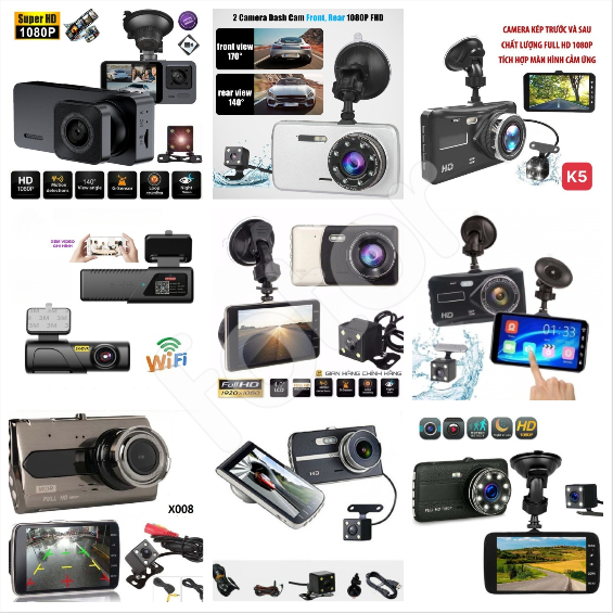 [FREESHIP] CAMERA HÀNH TRÌNH CHO XE HƠI (X002 - X004 - V10, A12 - X003 - X008 - K5 - TSV - S10 - CARCAM Q3)