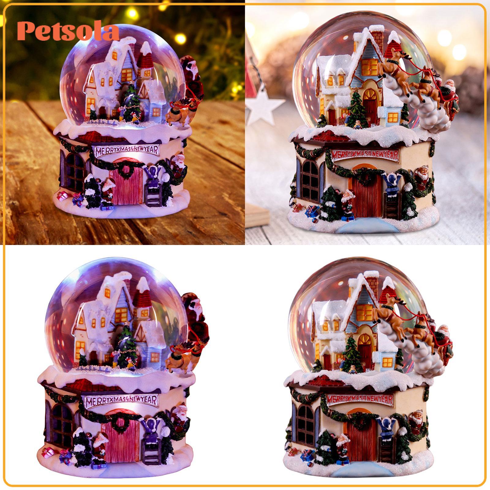 Christmas Music Box Christmas Decoration LED Lights Table Decorative Glittering Gifts Christmas Snow Globe for Party Table ราคา 2,773 บาท*ส่งฟรี