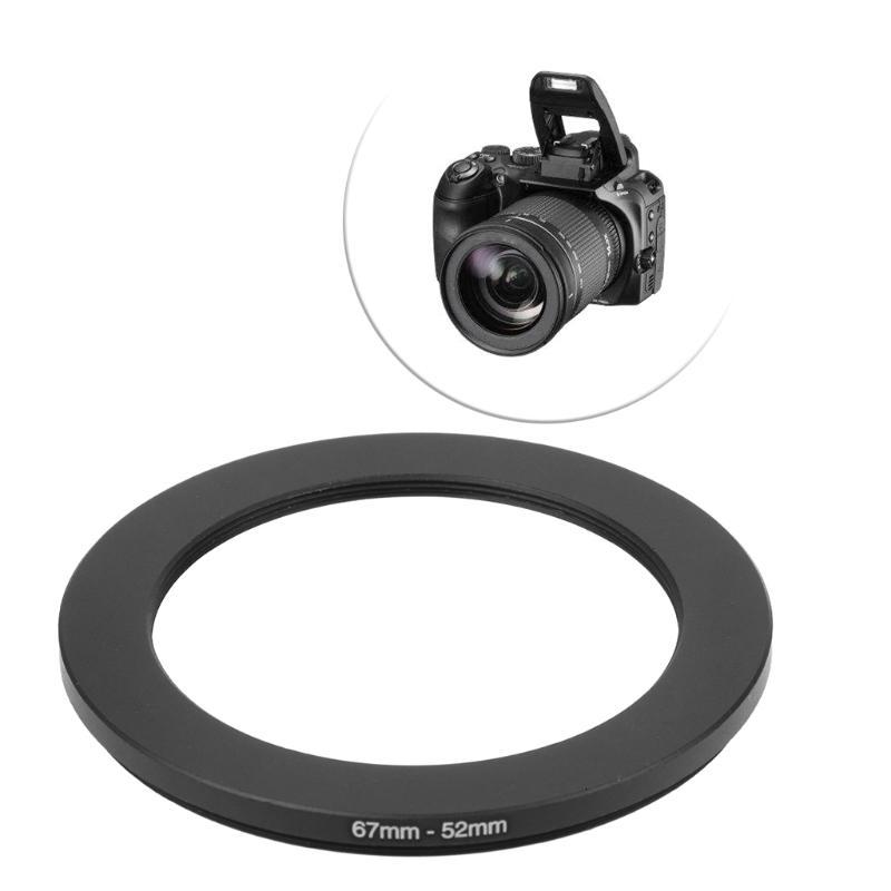67mm đến 52mm kim loại bước xuống Nhẫn Ngàm chuyển đổi ống kính Bộ lọc máy ảnh phụ kiện công cụ mới